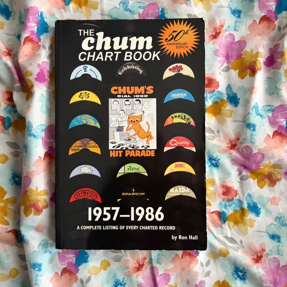 Signed Ron Hall CHUM Chart Book 1957-1986 50th Anniversary CHUM 1050 Toronto
